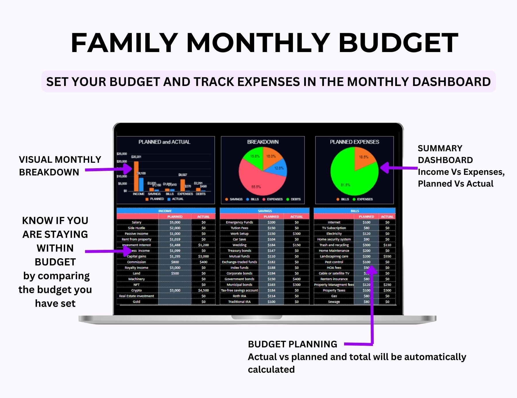 debt dashboard, buy plr, budget tracker, budget spreadsheet, Budget PLR, budget planner, budget dashboard