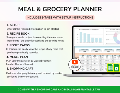 Ultimate Life Organizer Spreadsheet Bundle Master Resell Rights