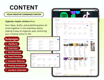 Creator Planner Notion Template