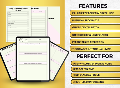 switch off planner, switch off workbook, switch off worksheet, switch off fillable pdf, switch off journal, worksheet, workbook, planner, fillable pdf, daily planner, digital planner, fill out pdf, fill out pdf online, best planners, custom planner, editable pdf, pdf fillable form, best online planner