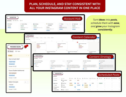 Instagram Planner Notion
