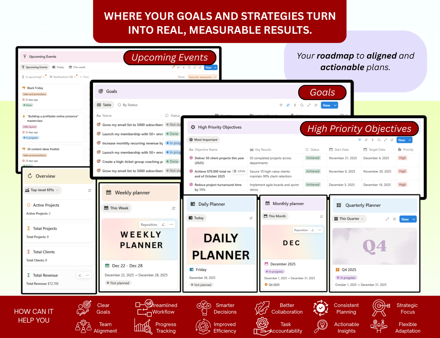 Business Planner Notion Template