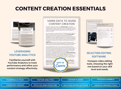 Faceless Youtube Automation | MRR PLR Ebook