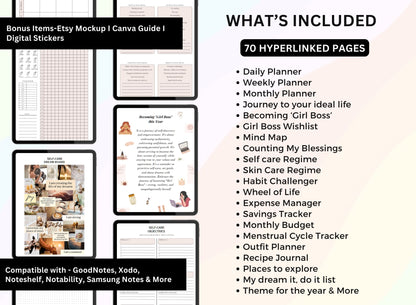 PLR Girl Planner Resell Planner with Master Resell Rights
