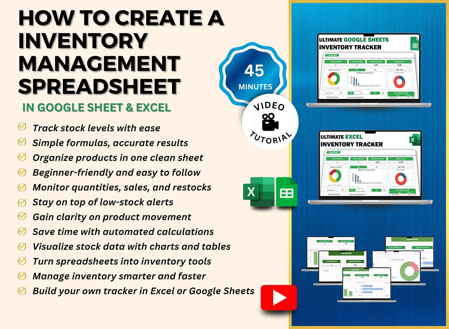PLR Small Business Spreadsheet Video Course