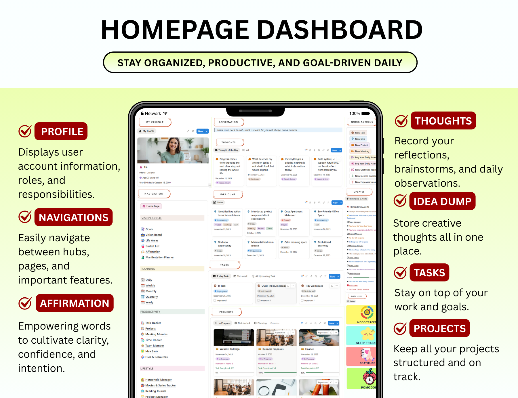 second brain notion, planner 2026, notion second brain, notion planner, notion dashboard, notion 2026, notion, life planner, digital planner 2026, digital planner, aesthetic notion adhd notion, adhd daily planner