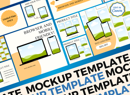 Mockup Template | MRR PLR Ebook