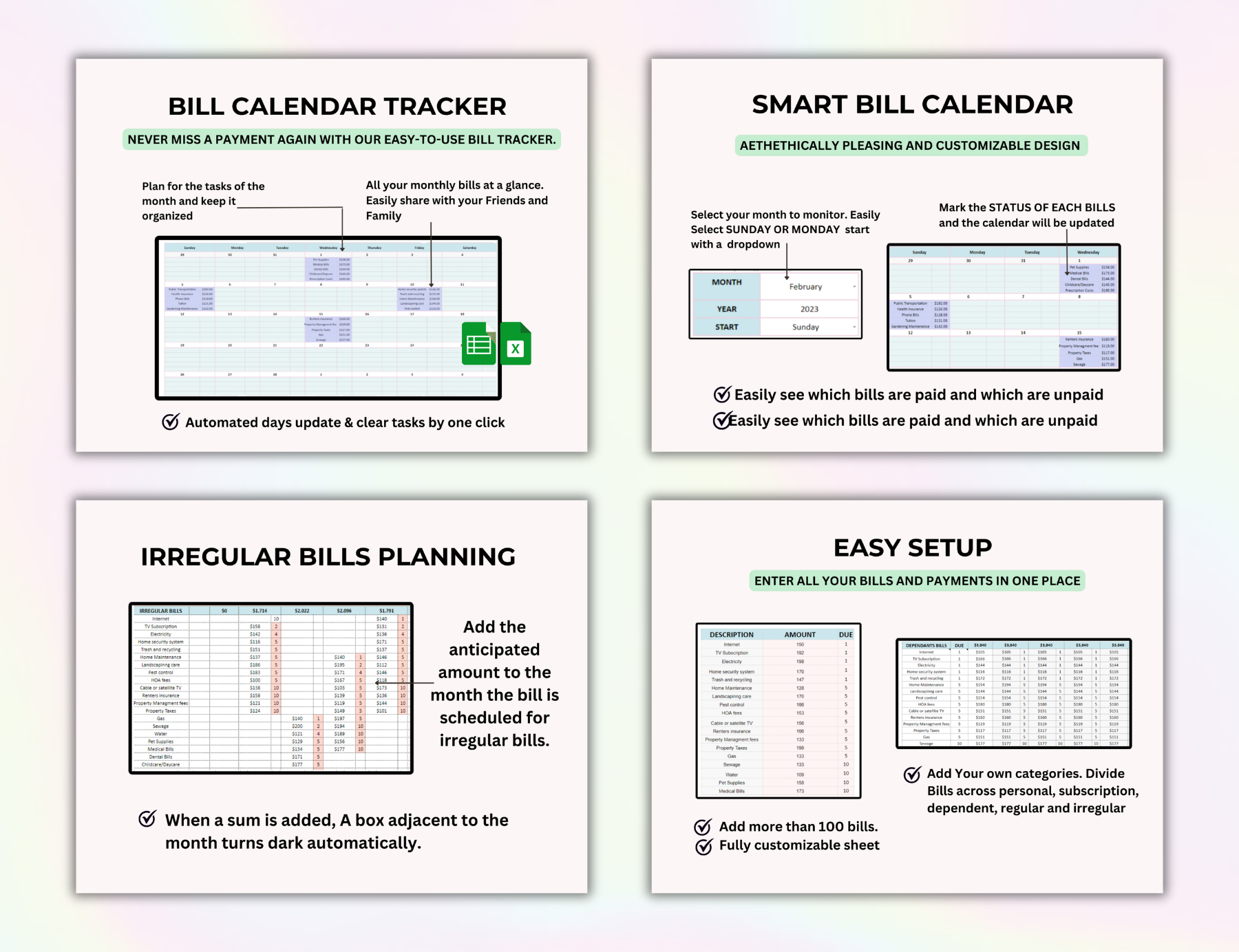 Plr MRR Budget Bundle PLR Google Sheets PLR Spreadsheet Monthly Budget Excel Debt Tracker Bill Calendar Net Worth Tracker Budget Planner