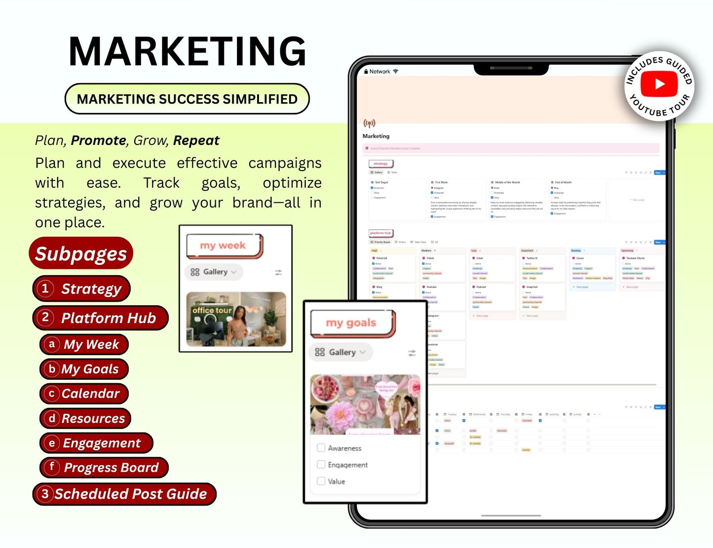 Content Notion Planner