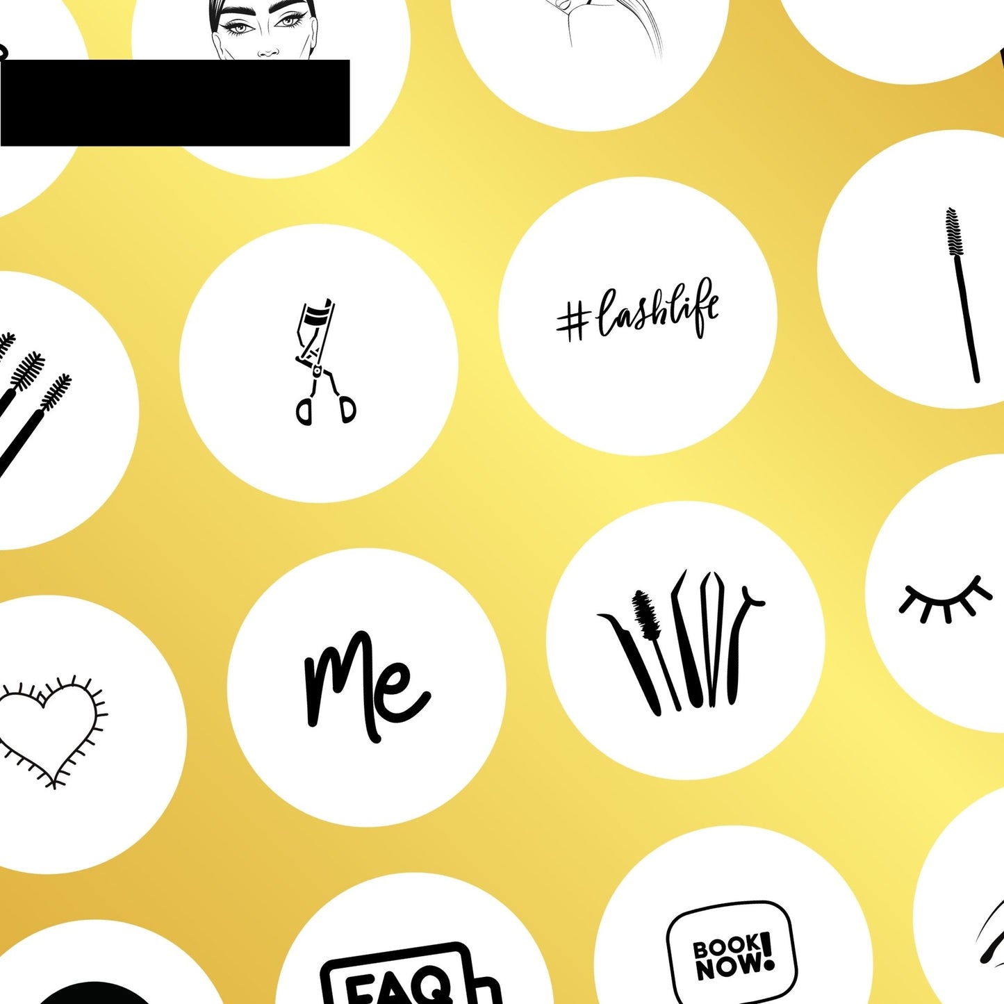 Lash Tech Templates | Lash Extension Instagram Templates