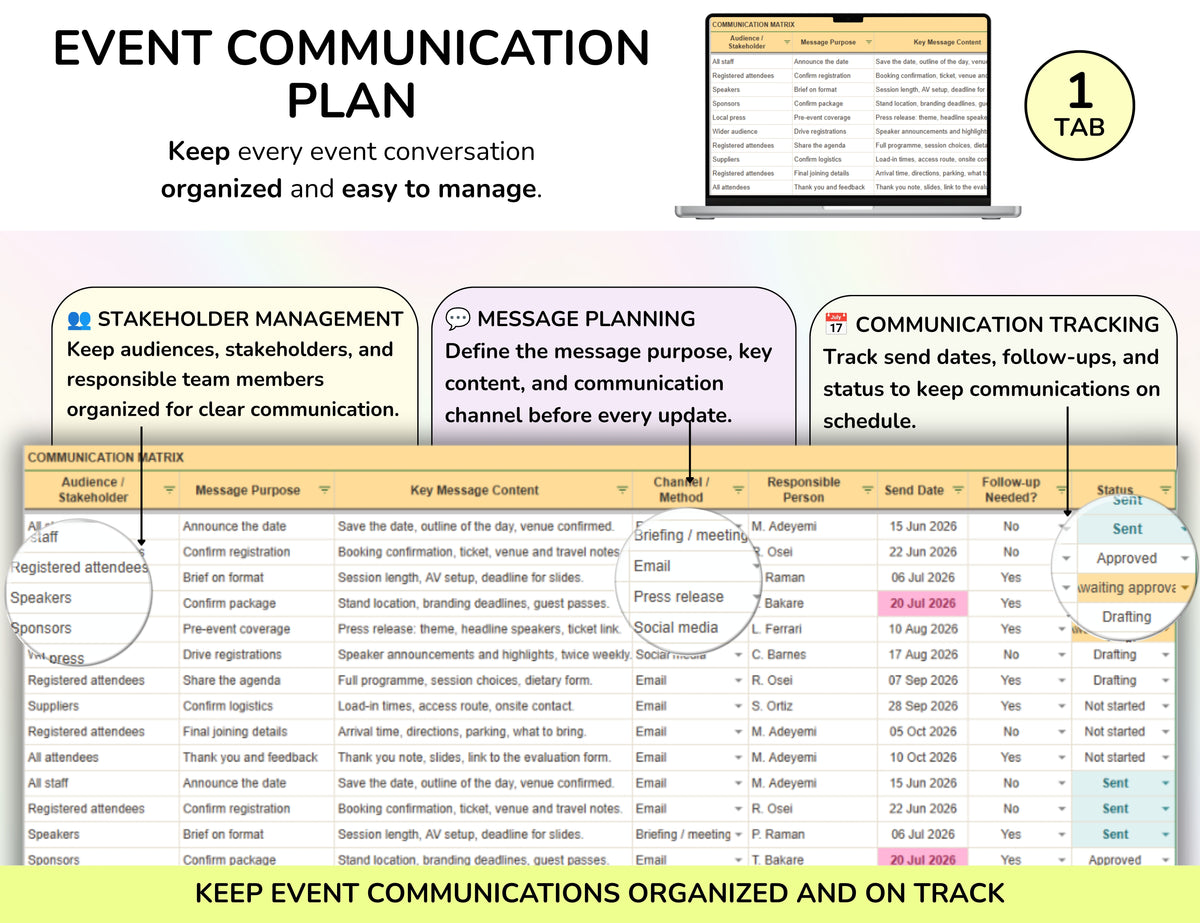 Event Planning Business Template, Party Planner, Event Management