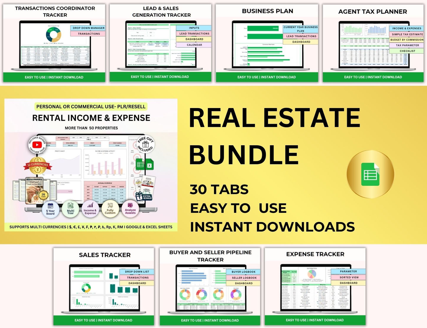 MRR PLR All Shop Spreadsheets