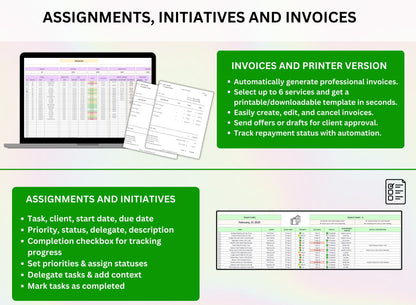 Small Business All In One Service CRM Planner