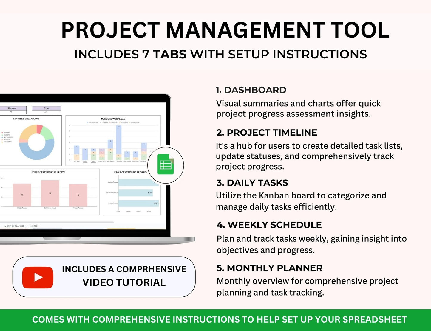 Project Management Team Manager Suite Bundle