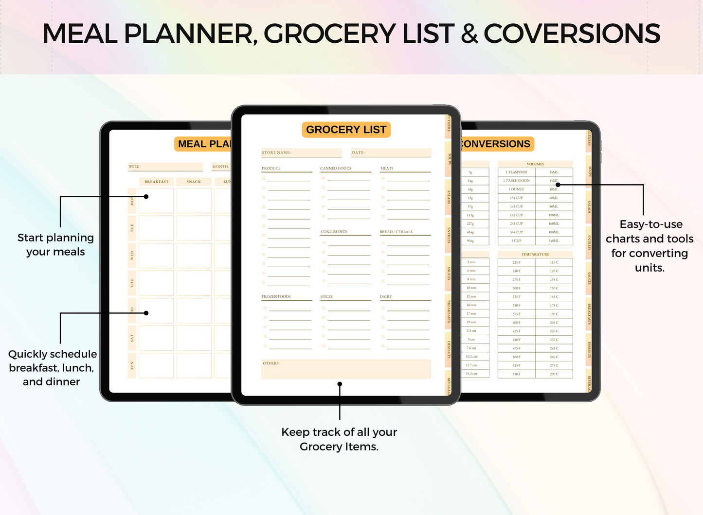 PLR Printable Recipe Journal