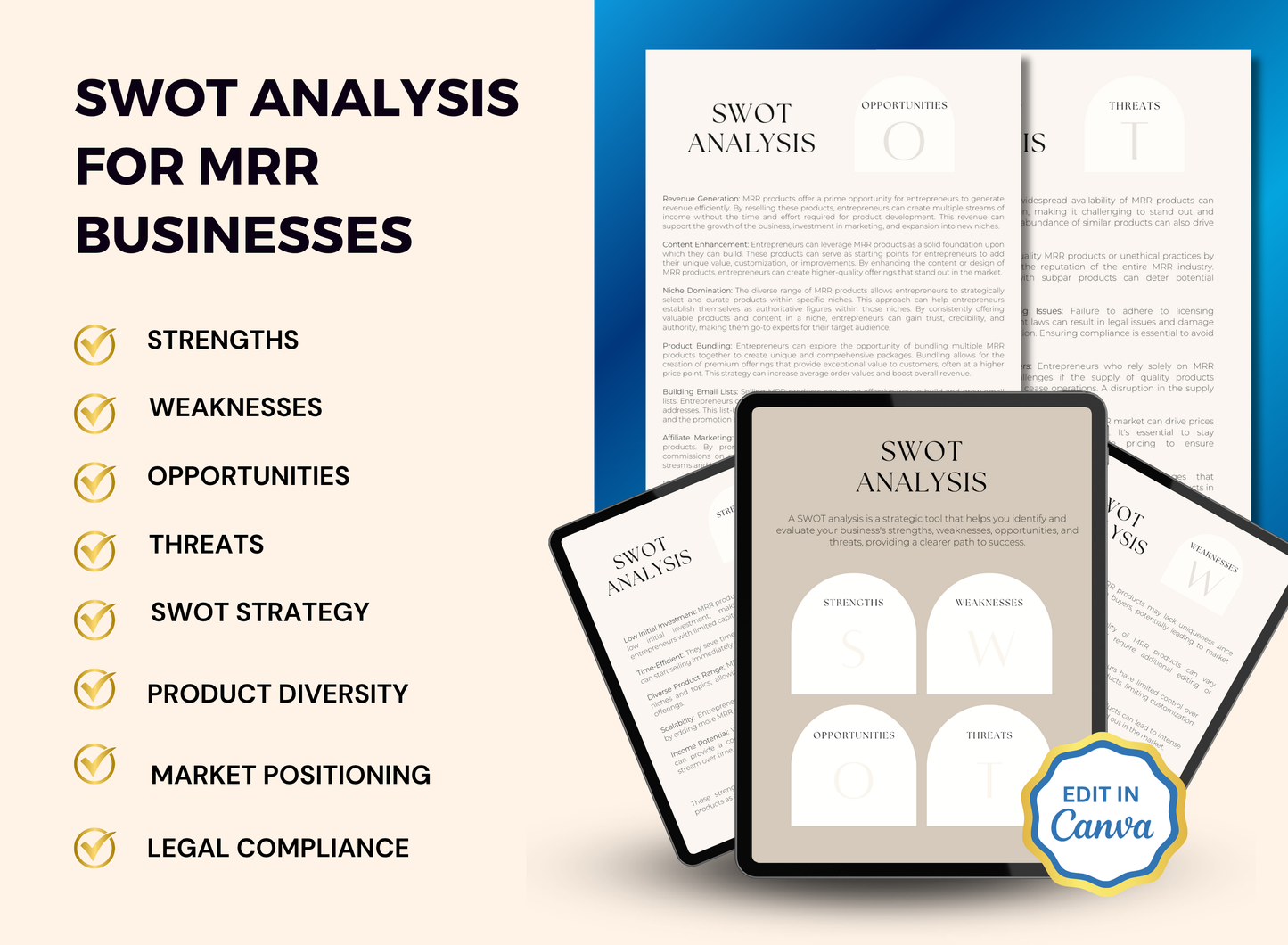 Achieve Financial Freedom with MRR |  MRR PLR Ebook