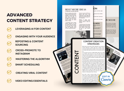 Faceless Tiktok Marketing | MRR PLR Ebook