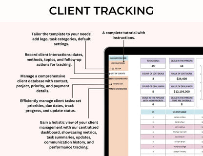 Client Tracker & Lead Management Tracker