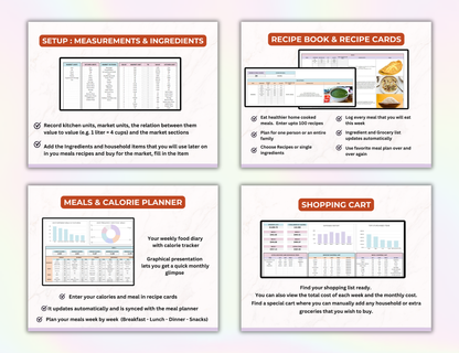 Productivity Spreadsheet Bundle with Master Resell Rights