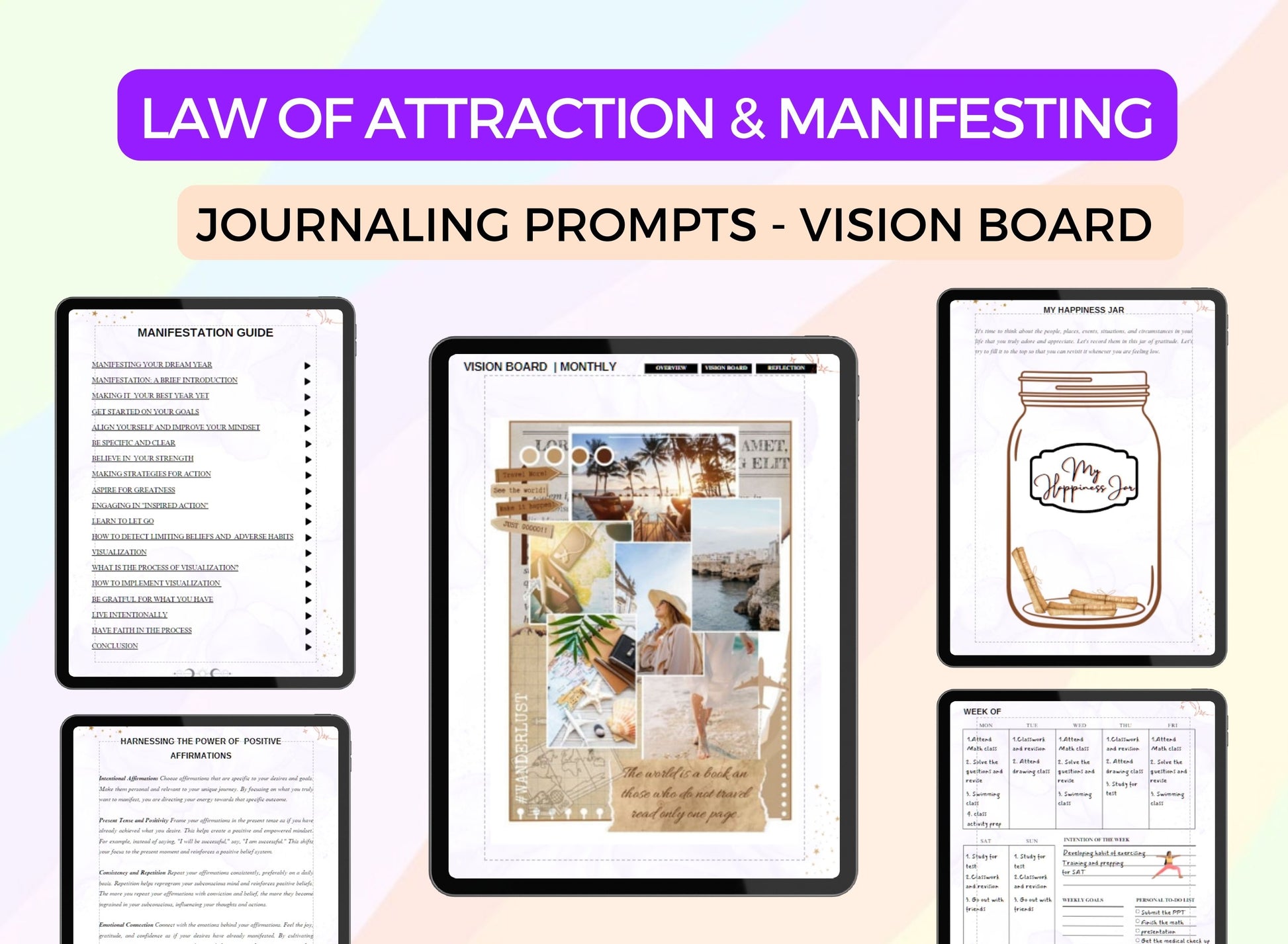 Notes to Mindfulness Journal, The Mindfulness Journal, Spiritual Planner 2024, spiritual planner, spiritual journal, Spiritual Daily Planner