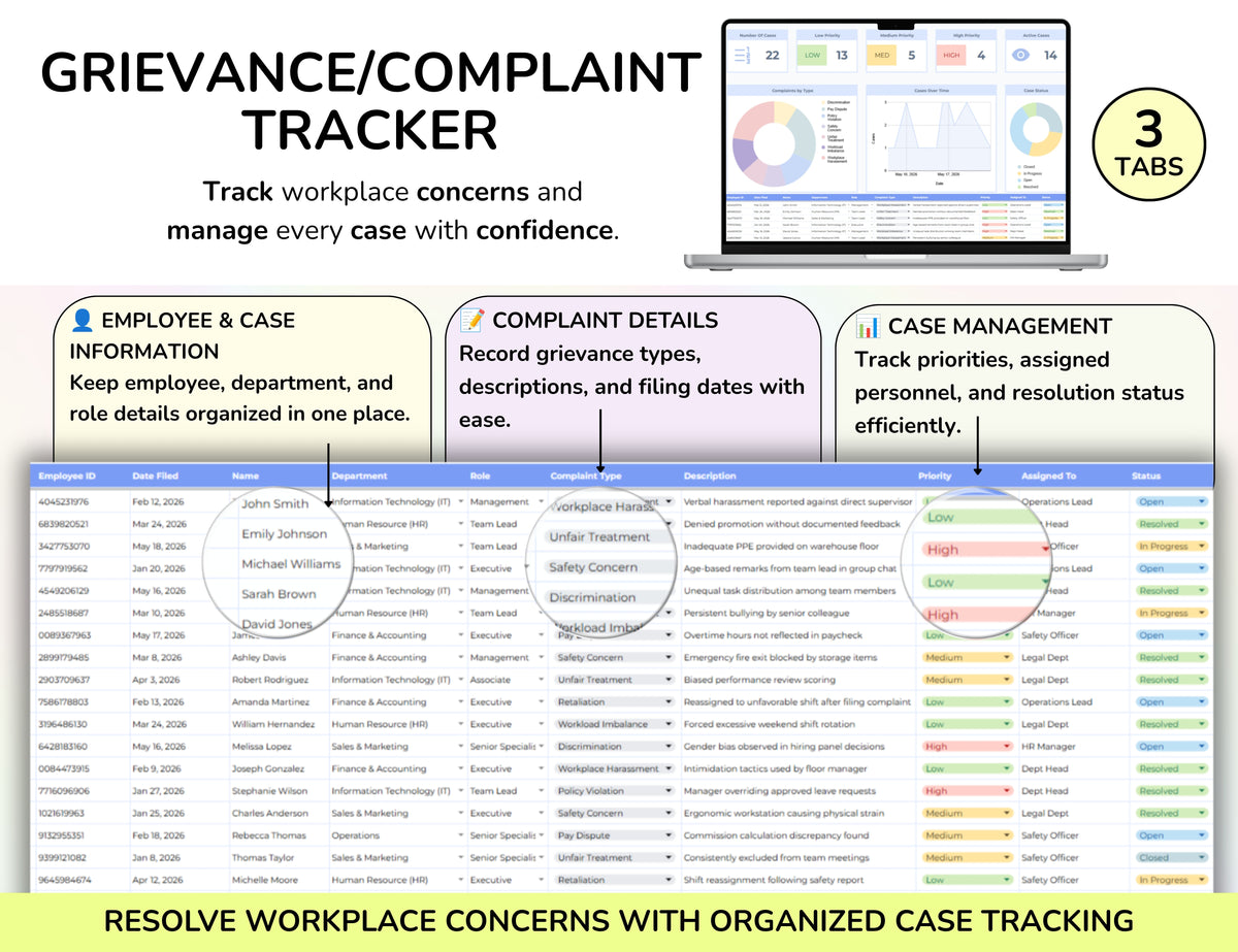 Human Resource Complete Package – 15-in-1 HR Spreadsheet Bundle