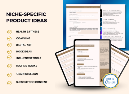 How to Create & Sell Digital Products | MRR PLR Ebook