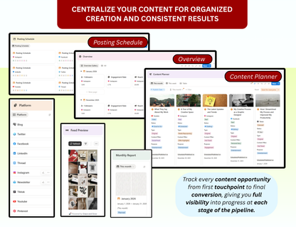 Creator Planner Notion Template