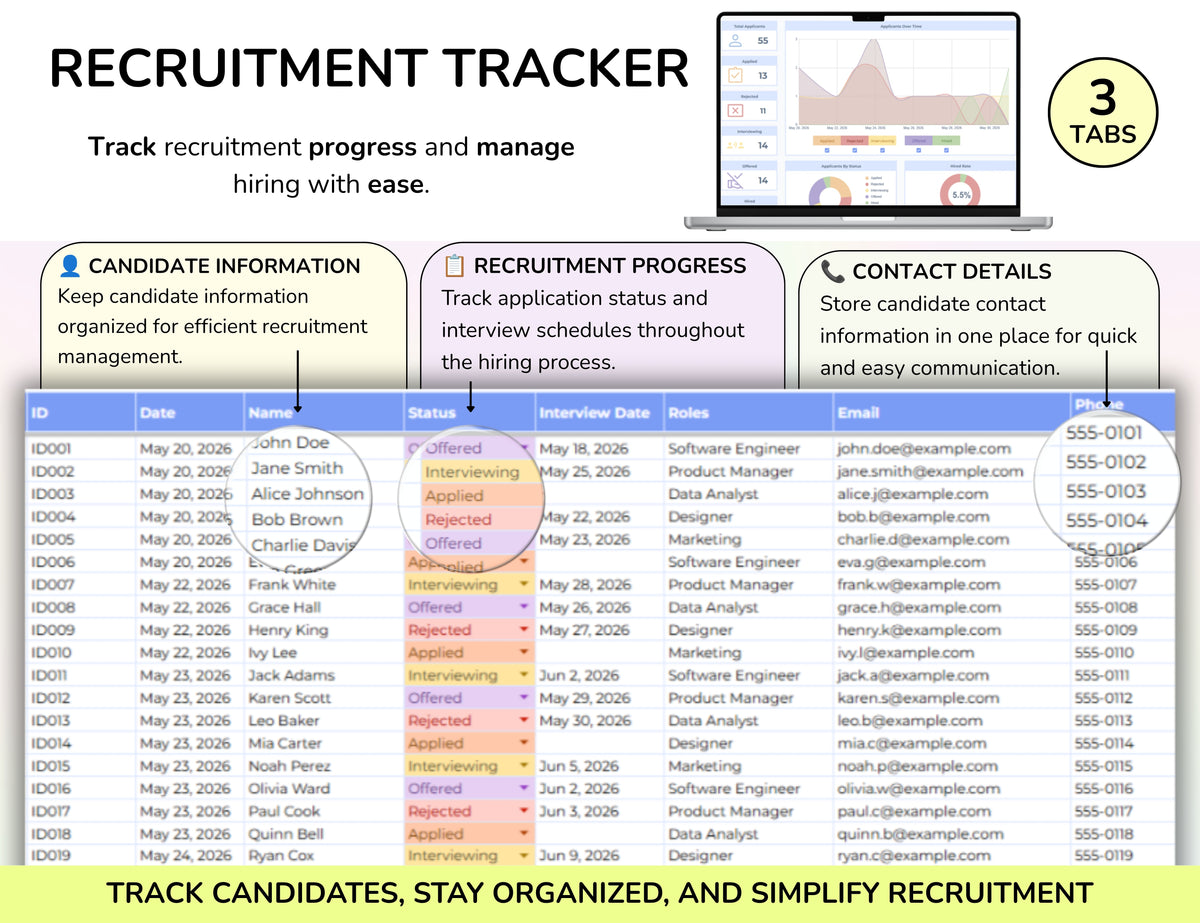 Human Resource Complete Package – 15-in-1 HR Spreadsheet Bundle