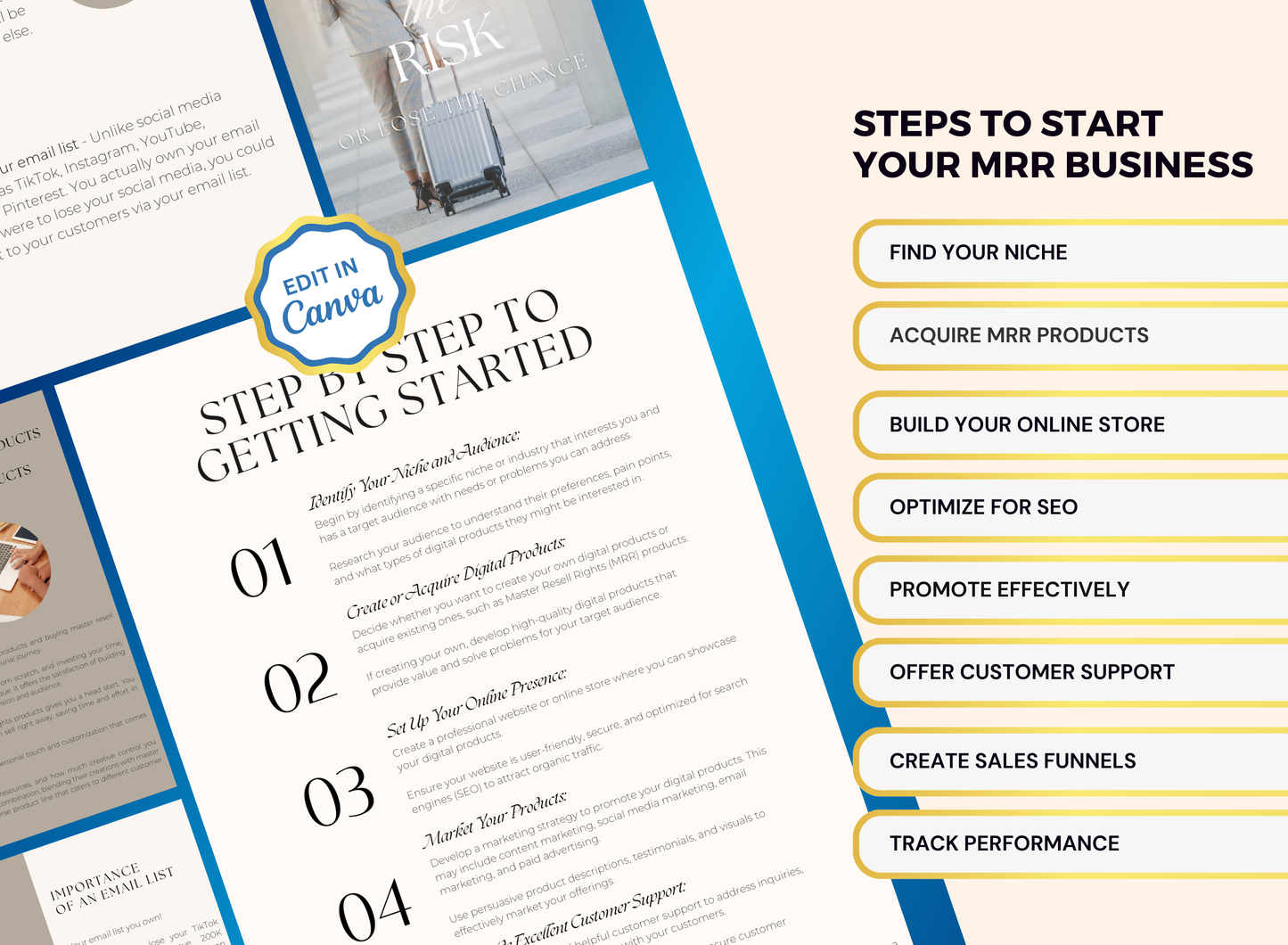 Achieve Financial Freedom with MRR |  MRR PLR Ebook