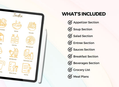 PLR Printable Recipe Journal