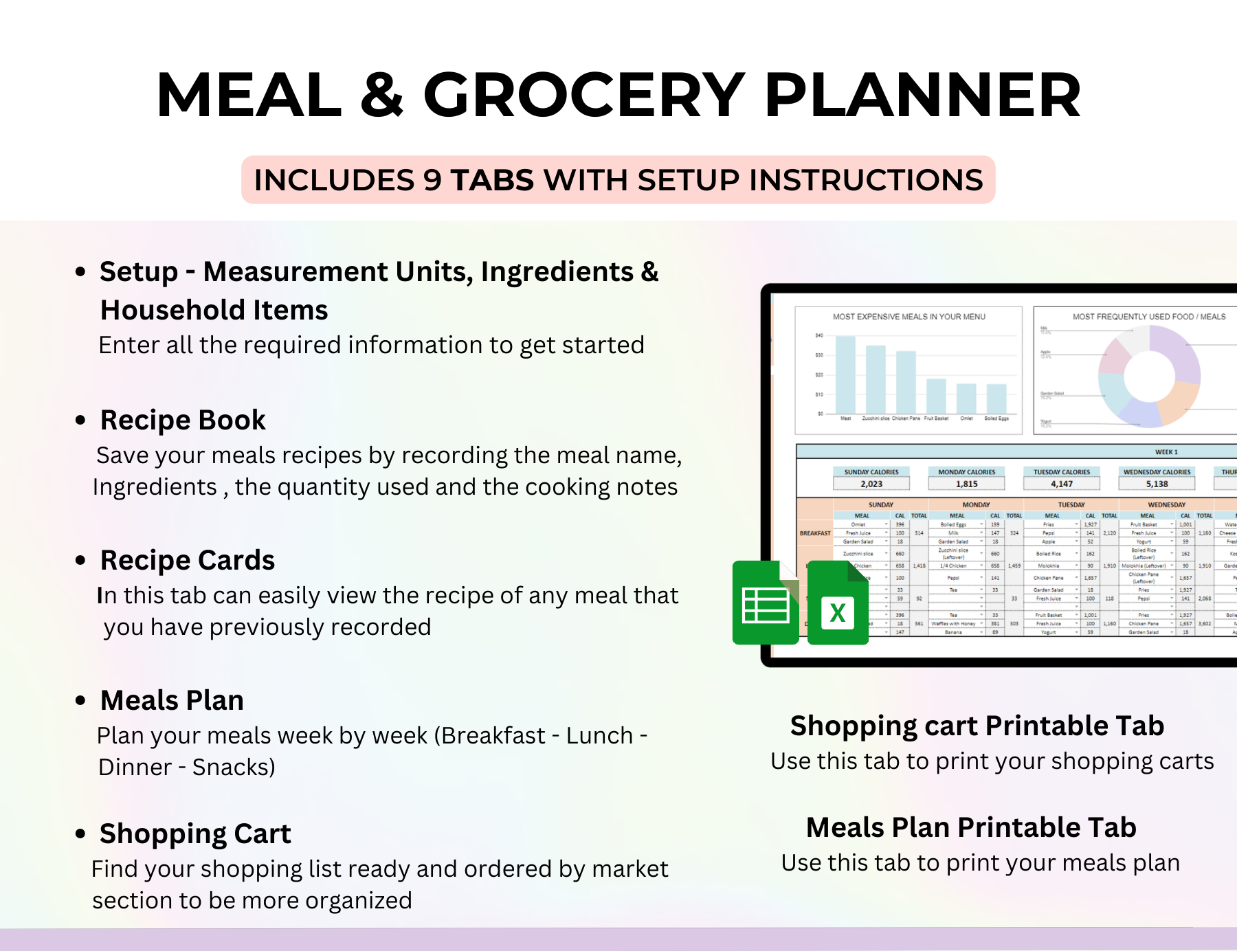 MRR, Mindset Coach Social media posts, Mindset Coach Instagram Templates, meal planning sheet, meal planner spreadsheet, meal plan template google sheets, meal plan google sheets, meal plan excel template, master resell rights, master resale, Life Coaching Templates, Life Coach Templates, instant download, Holistic Coach Posts, Health Coach Instagram Templates, google sheets grocery list template