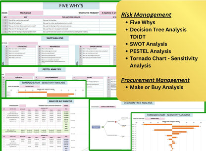 60+ Project Management Excel and PPT templates