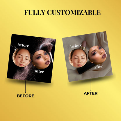 120 Makeup Artist Instagram Templates | MUA Templates | Beauty Salon Templates | Social Media Posts Canva | Makeup Instagram Post Templates