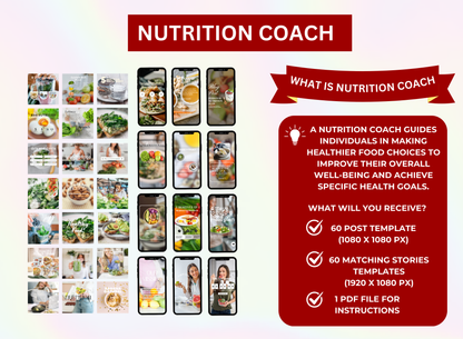 Wellness Coach template, PLR Templates, PLR planner, plr digital products, PLR, nutrition coach templates, master resell rights, Life Coach Template, holistic coach templates, Coach Templates, coach social media, coach instagram, Coach Canva, Coach Branding Kit
