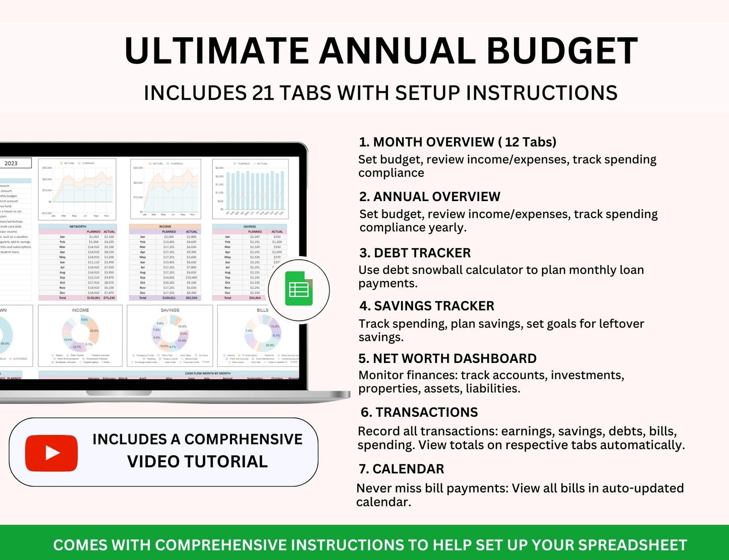Ultimate Life Organizer Spreadsheet Bundle Master Resell Rights
