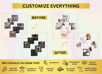 Life Coach Social Media Templates Bundle Master Resell Rights