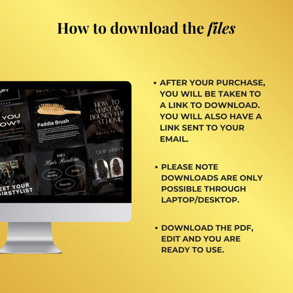 Hairstylist Templates | Hair Salon Posts