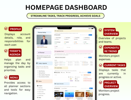 small business, project tracker template notion, project management notion, Project management, notion workflow tracker, Notion Template, notion project tracking
