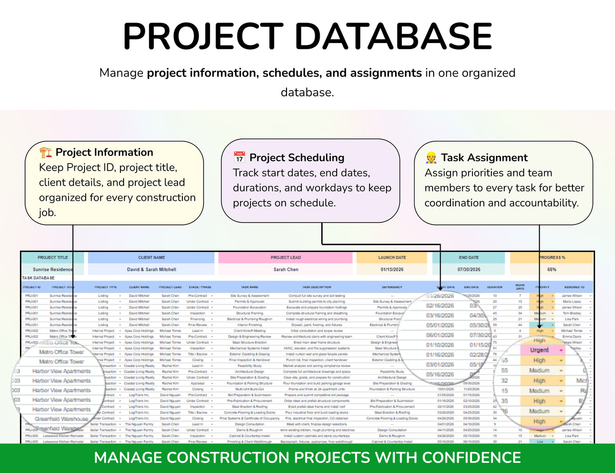 Contractor Estimate Spreadsheet — Construction Bid Calculator
