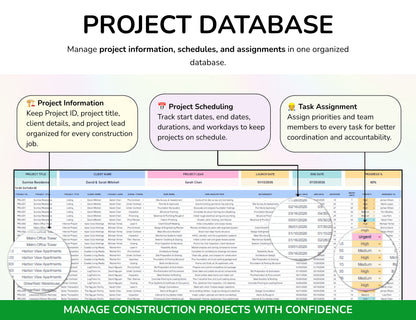Contractor Estimate Spreadsheet — Construction Bid Calculator