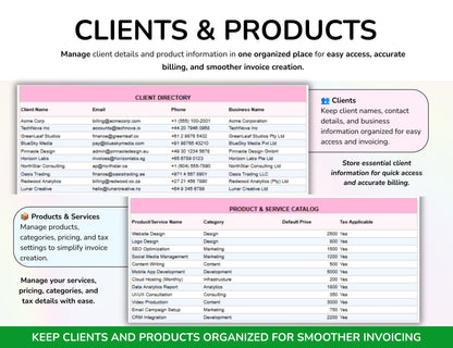 Invoice Tracker Google Sheets Invoice Generator Spreadsheet