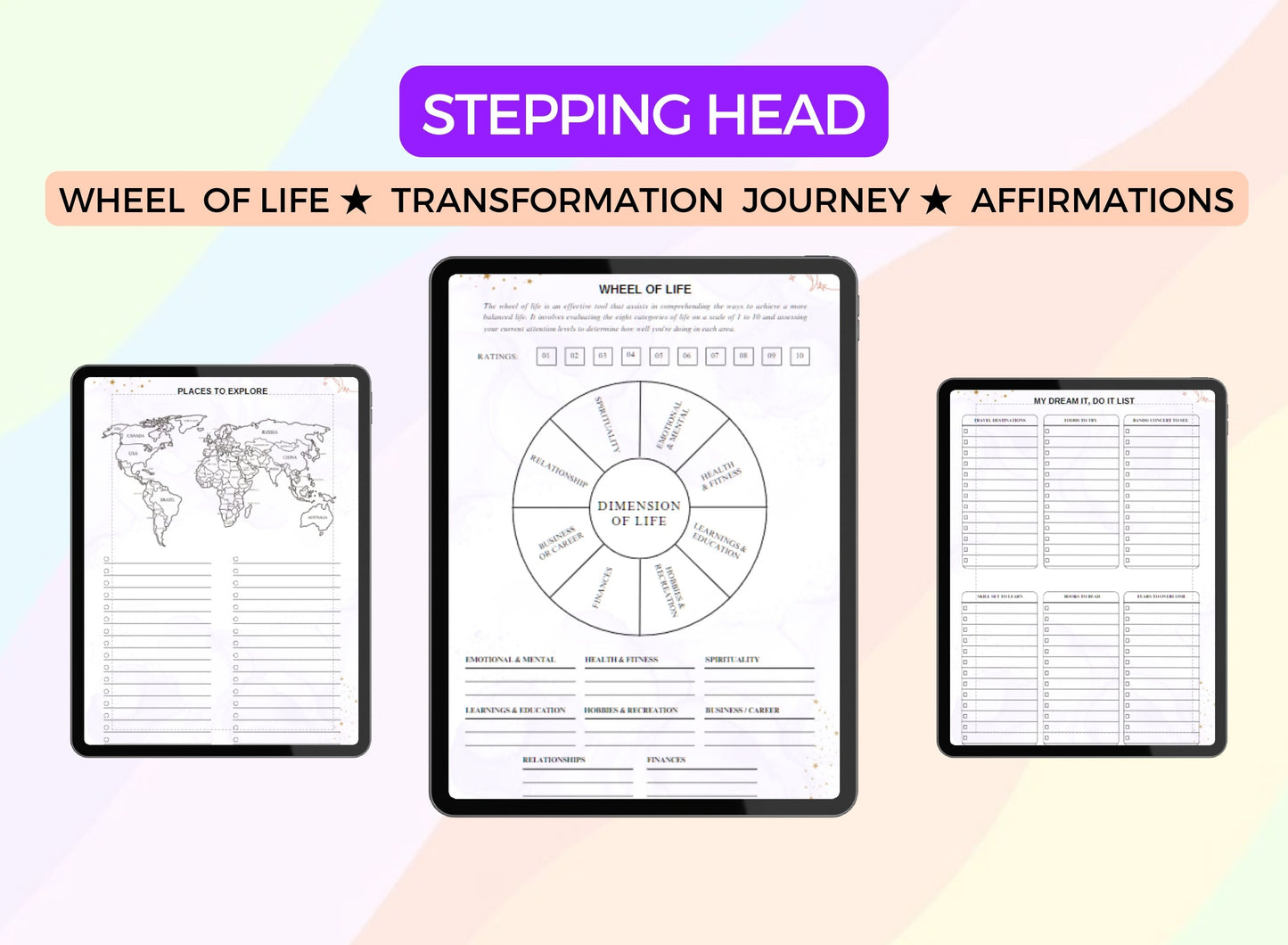 Notes to Mindfulness Journal, The Mindfulness Journal, Spiritual Planner 2024, spiritual planner, spiritual journal, Spiritual Daily Planner