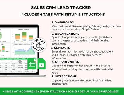 PLR Small Business Spreadsheet CRM, Business Tracker