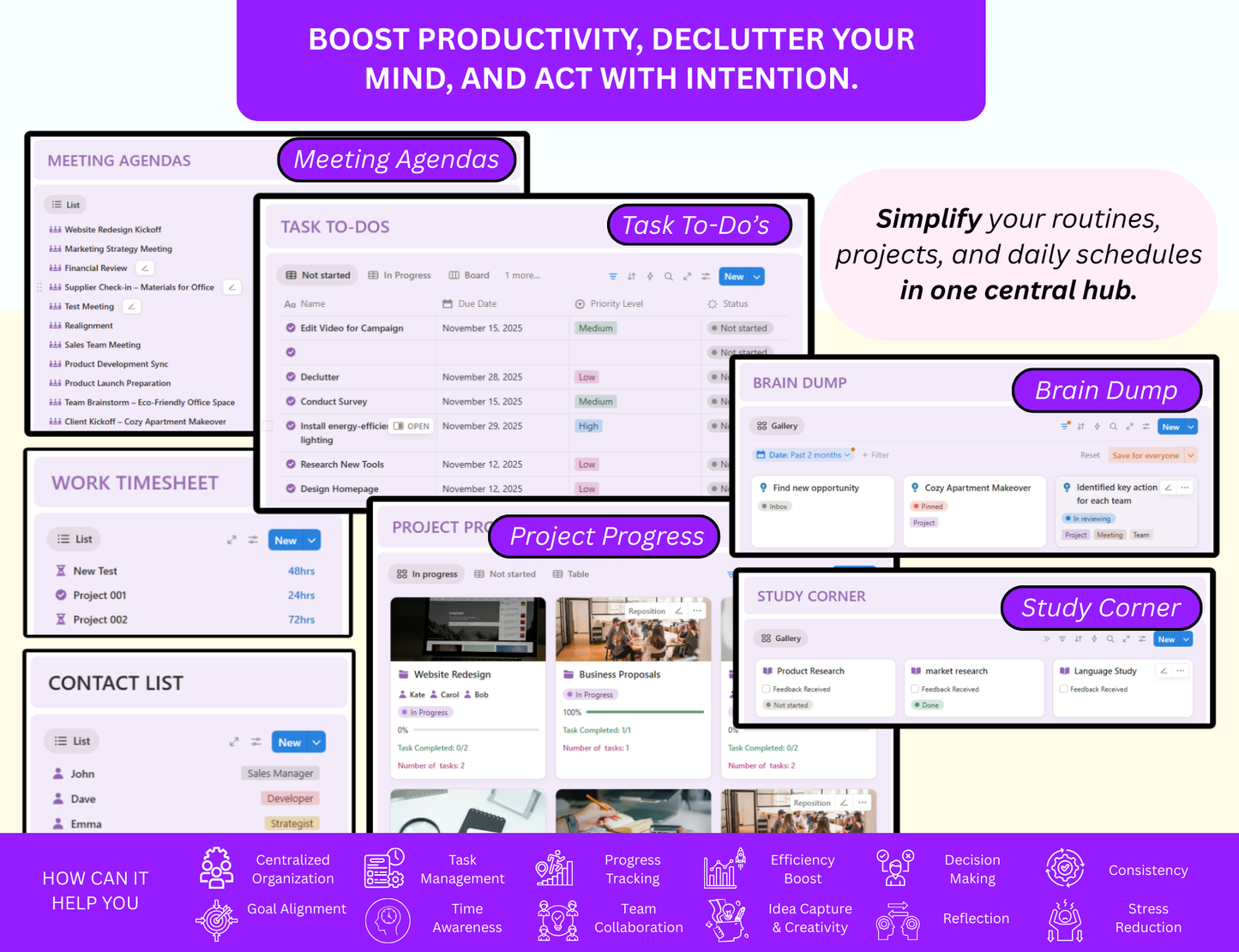 ADHD Notion Life Planner