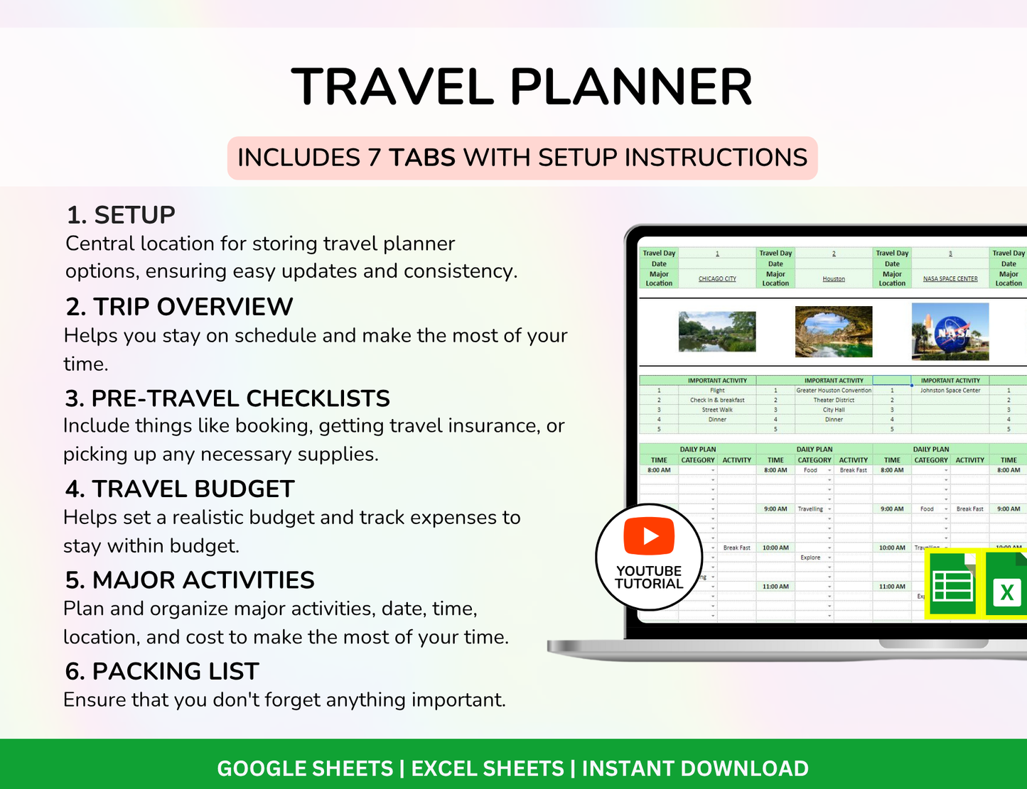 Family Organizer Spreadsheet Bundle Master Resell Rights