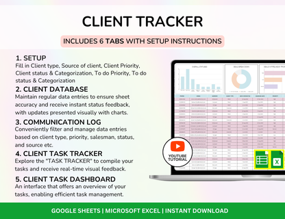 PLR Small Business Spreadsheet CRM, Business Tracker