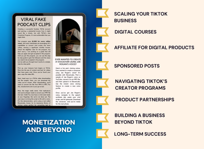 Faceless Tiktok Marketing | MRR PLR Ebook