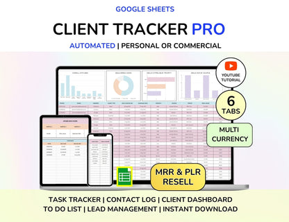 Sales Planner Bundle Inventory Tracker Order Tracker Invoice