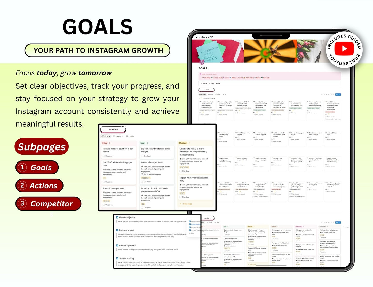 Instagram Planner Notion