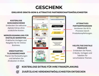 Finanzplaner Excel Google Sheets Haushaltsbuch Budgetplaner